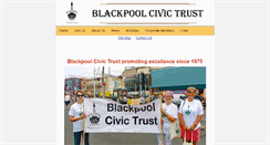 Desktop Screenshot of blackpoolcivictrust.org.uk
