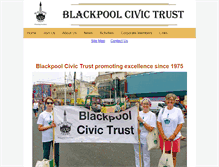 Tablet Screenshot of blackpoolcivictrust.org.uk